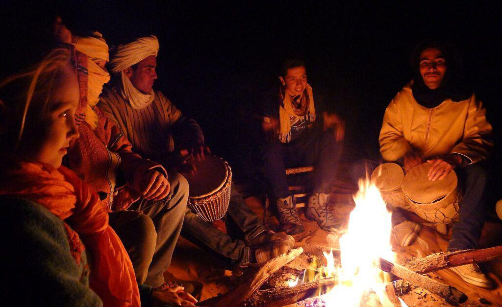 Traditional-Music-Around-Campfire